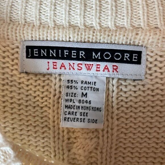 Jennifer Moore Jeanswear Vintage Sweater Medium - Picture 7 of 12